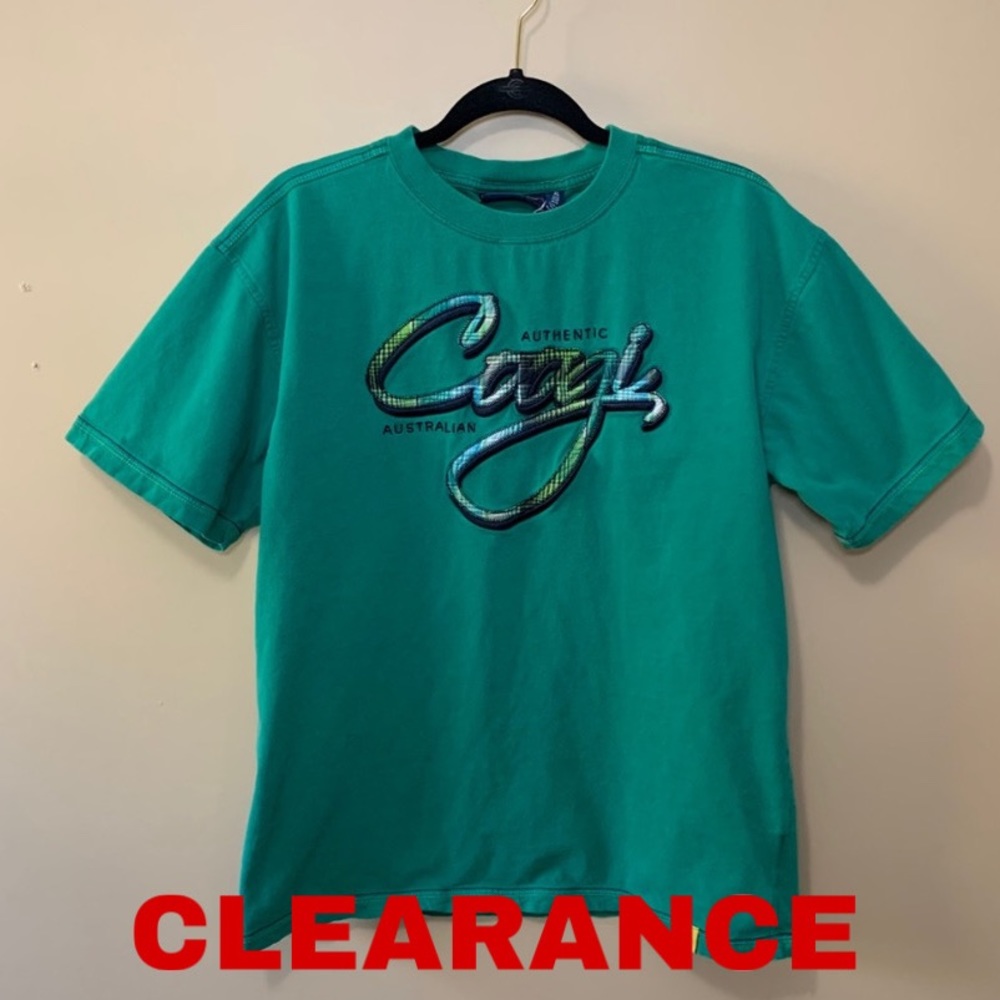 Vintage Authentic Coogi T-Shirt Green Size XL